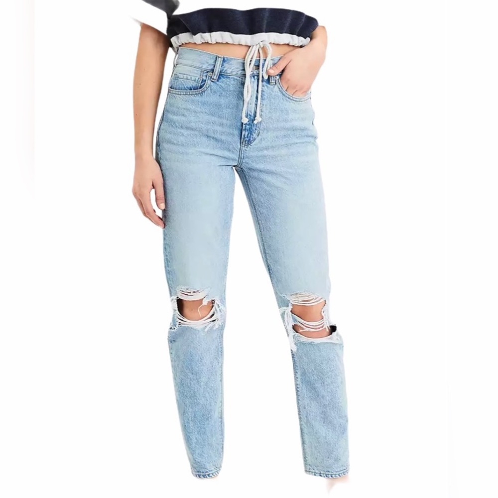 American Eagle 18 Short High Waisted Mom Jeans